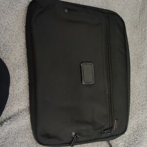 Tumi Black Laptop Case with Zipper